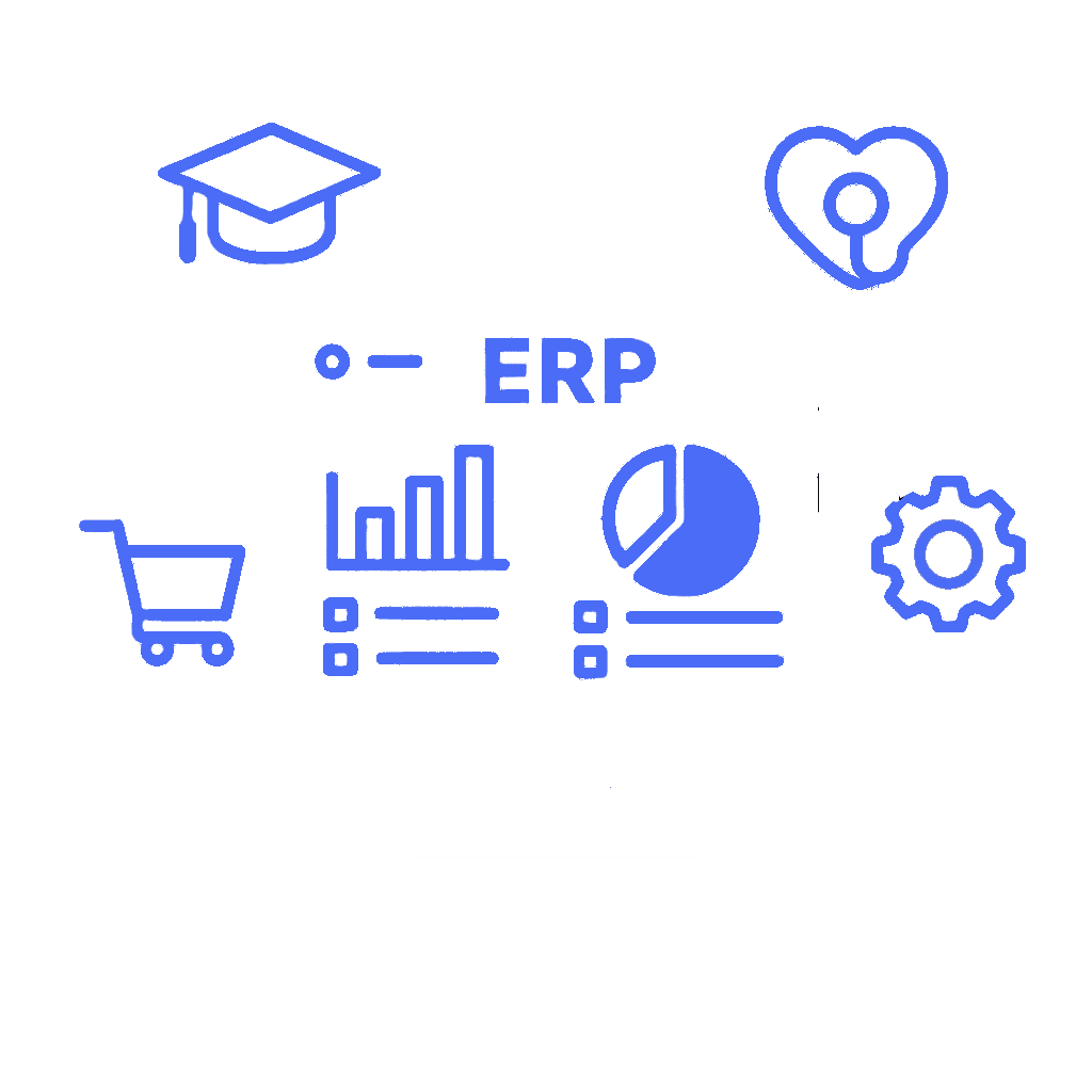 ERP and software solutions illustration